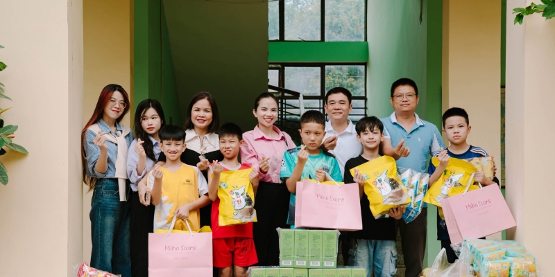 Miho Store – Lan tỏa yêu thương, kết nối cộng đồng qua hành trình thiện nguyện ý nghĩa