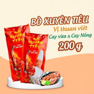 Bò Xuyên Tiêu Chef Hải Kèm Muối Chấm – MasterChef Phạm Tuấn Hải Chính Hãng