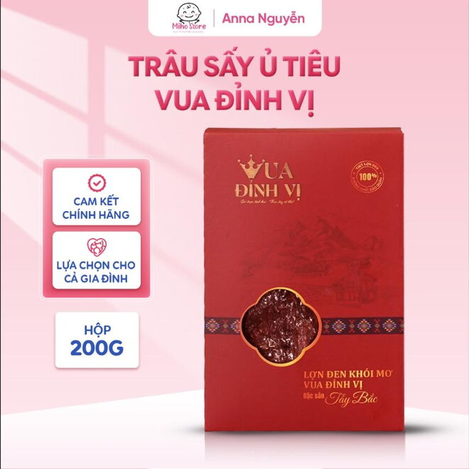 Trâu Khô Ủ Tiêu Vua Đỉnh Vị - Đặc Sản Tây Bắc