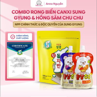 Combo Hồng Sâm Chu Chu & Rong Biển Sung Gyung Hàn Quốc