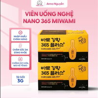 Nghệ Nano 365 Miwami Keyword phụ: Curcumin 365 Plus · viên uống nghệ Hàn Quốc · nghệ hữu cơ · thực phẩm chức năng Hàn Quốc · curcumin 32 gói